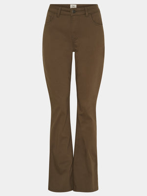 I SAY Toscana Flare Pant Pants 368 Taupe