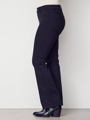 I SAY Toscana Flare Pant Pants 900 Black