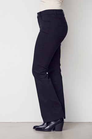 I SAY Toscana Flare Pant Pants 900 Black