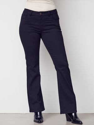 I SAY Toscana Flare Pant Pants 900 Black