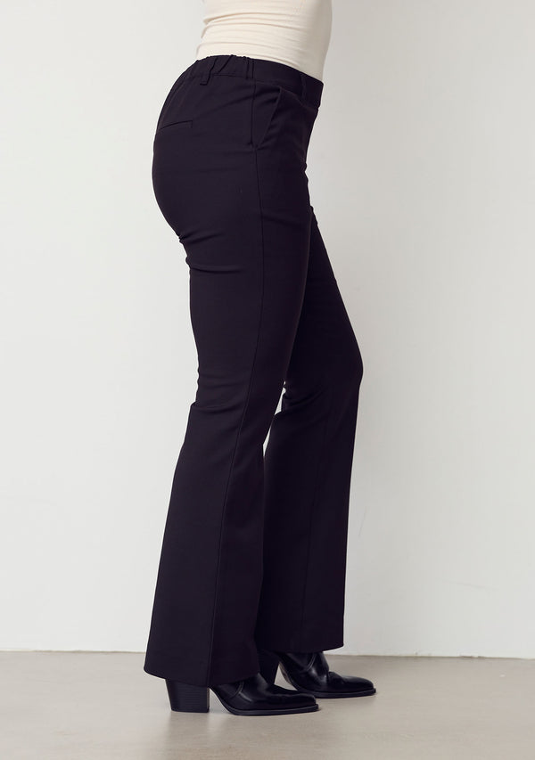 I SAY Veneto Flare Pant Pants 900 Black