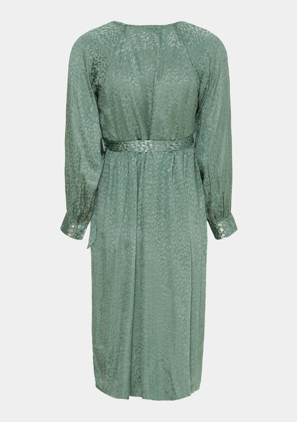 I SAY Vera Wrap Dress Dresses 832 Emerald