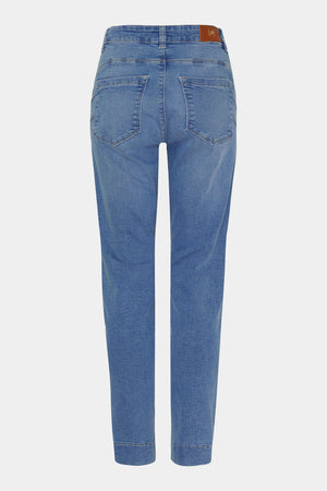 I SAY Verona Basic Jeans Pants 622 Bright Blue Denim