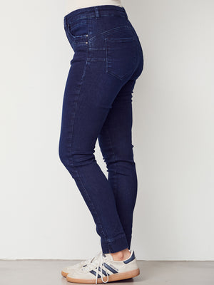 I SAY Verona Jeans Pants 975 Deep Dark Denim