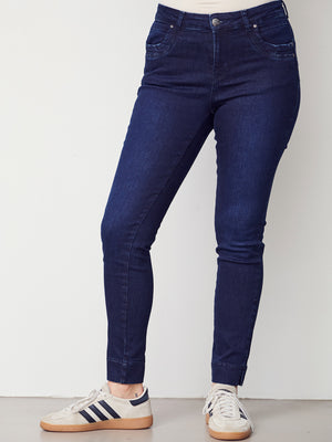 I SAY Verona Jeans Pants 975 Deep Dark Denim