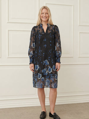 I SAY Vibse Printed Dress Dresses N44 Flower Border