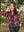 I SAY Vibse Ruffle Blouse Blouses H89 Red Abstraction