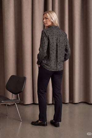 I SAY Vibse Shirt Shirts 337 Brown dots