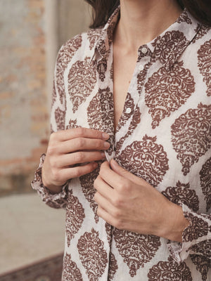 I SAY Vibse Shirt Shirts N85 Heritage Damask