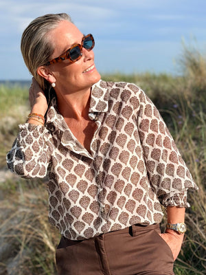 I SAY Vibse Shirt Shirts N85 Heritage Damask