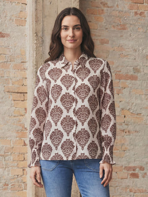 I SAY Vibse Shirt Shirts N85 Heritage Damask