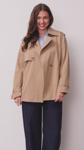I SAY Lili Trenchcoat Outerwear 102 Camel