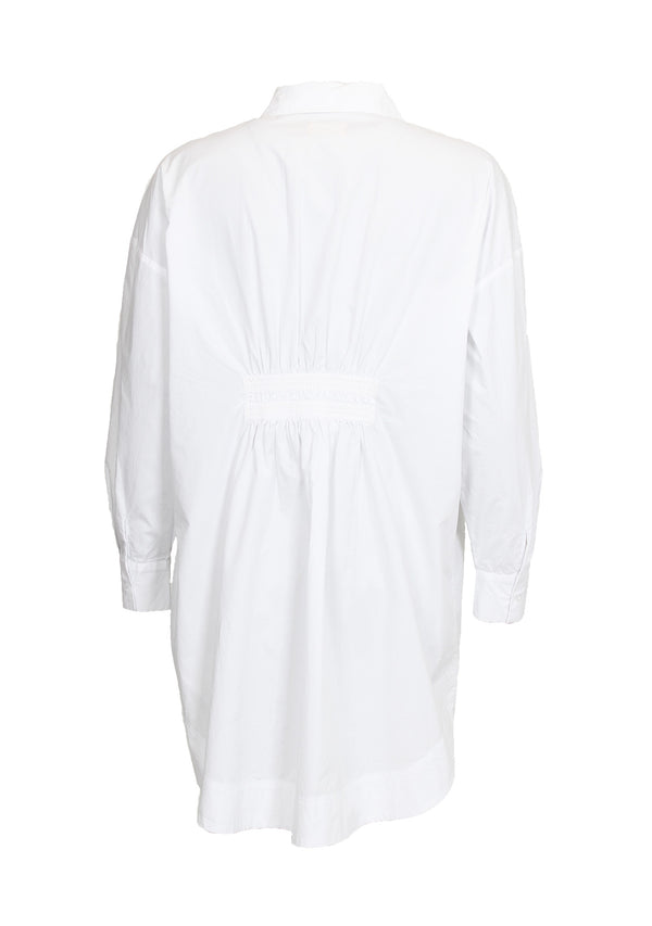 I SAY Bellis Tunic Shirt  Dresses 100 White
