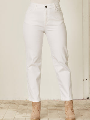 I SAY Como Straight Pant Pants 100 White