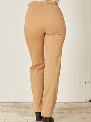 I SAY  Isay Long Straight Pant Pants 102 Camel