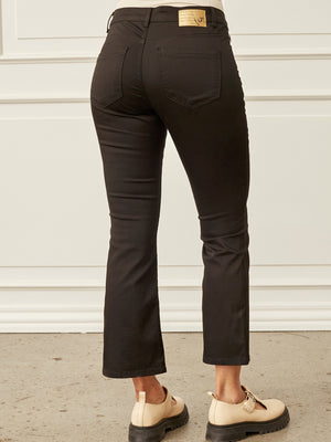 I SAY Lido Button Jeans Pants 900 Black