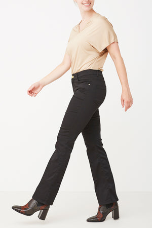 I SAY Lido Flare Jeans Pants 900 Black