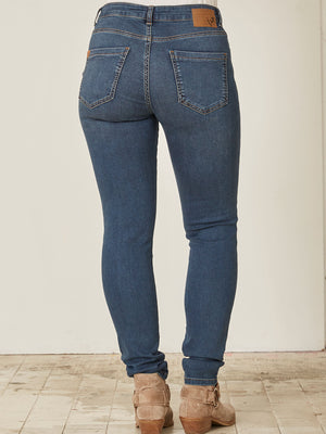 I SAY Lido Jeans Pants 670 Blue Wash Denim