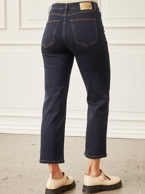 I SAY Lido Straight Jeans Pants 693 Denim Blue Unwashed
