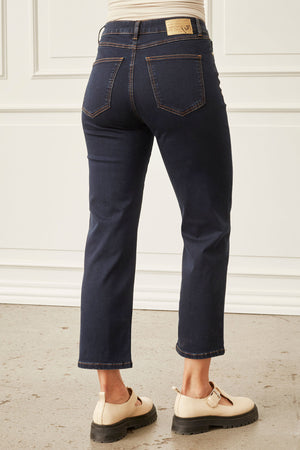 I SAY Lido Straight Jeans Pants 693 Denim Blue Unwashed