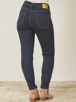 I SAY Lido Zip Jeans Pants 693 Denim Blue Unwashed