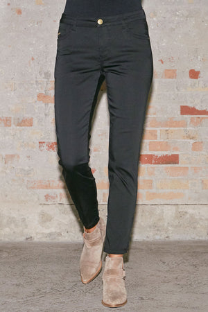 I SAY Lido Zip Jeans Pants 900 Black