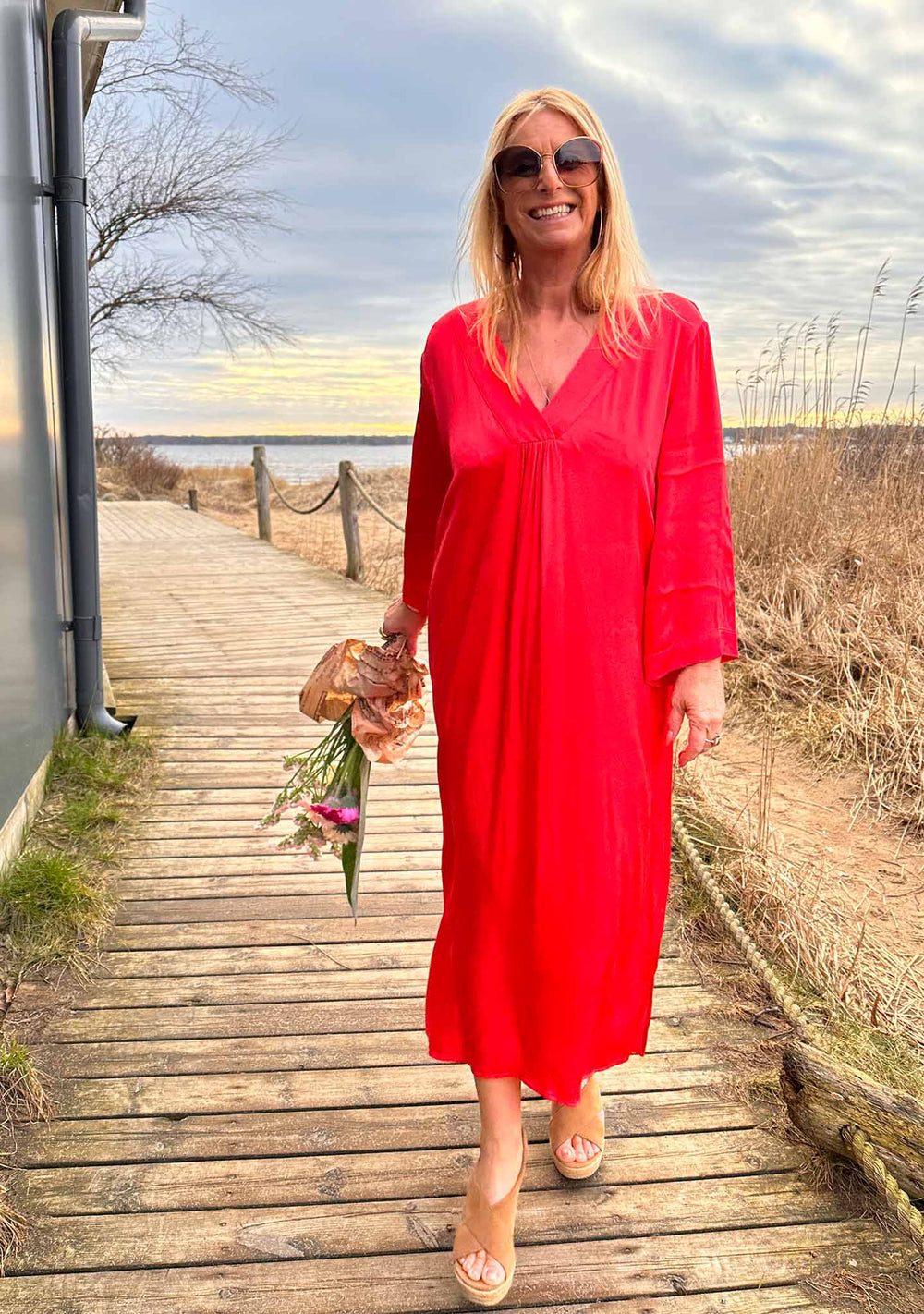 I SAY Mirra Dress Dresses 436 Hibiscus