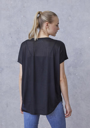 I SAY Nugga Viscose T-Shirt T-Shirts 900 Black