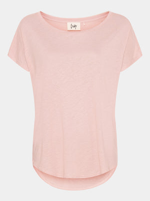 I SAY Tess O-Neck T-Shirt Basics 507 Powder