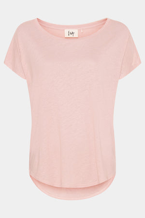 I SAY Tess O-Neck T-Shirt Basics 507 Powder